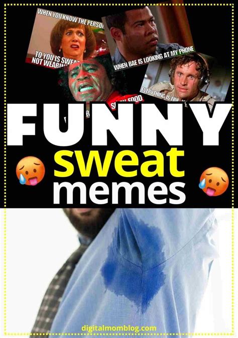 25 Funny Sweating Memes That Will Make Your Pits Scream!