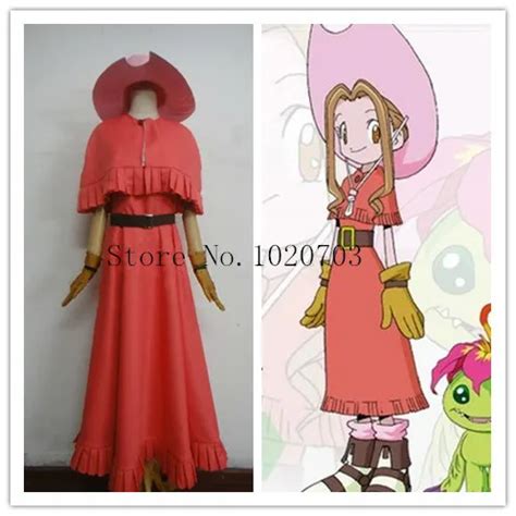 Digimon Adventure Mimi Tachikawa dress Cosplay Costume on Aliexpress ...