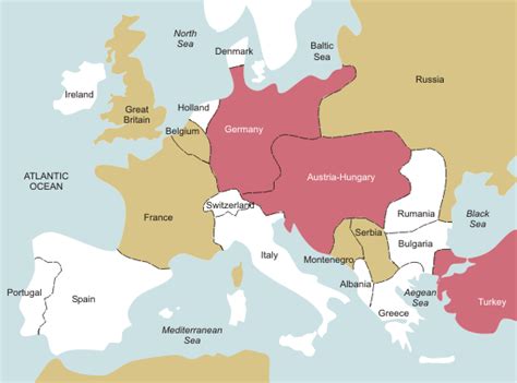 Europe Map After Ww1 - United States Map