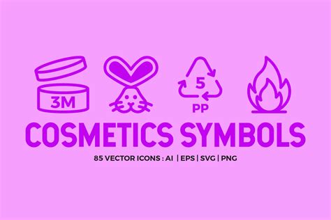 Cosmetic Packaging Symbols | Icons