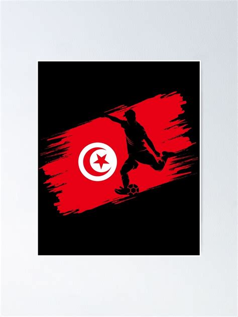 "Tunisia Football Soccer Fan Jersey" Poster for Sale by xtocky | Redbubble