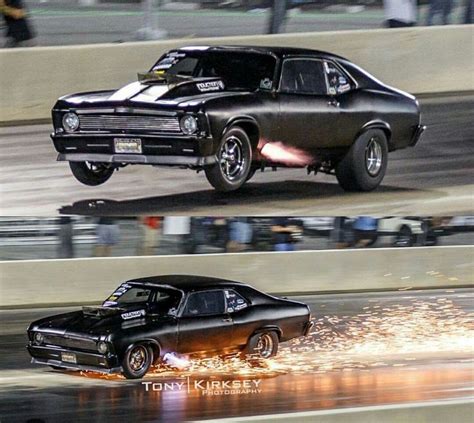 Old Nova Drag Car