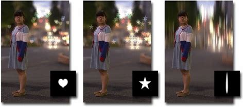 Bokeh styles with special aperture shapes. We use the original image of... | Download Scientific ...