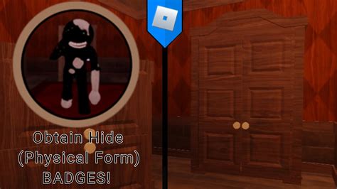 HOW TO GET "Obtain Hide (Physical Form)" BADGES! Doors Concepts (ROBLOX ...