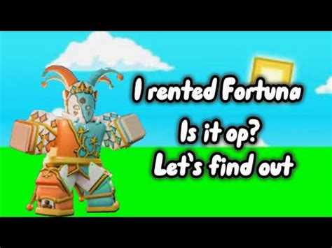 I rented Fortuna Kit in Roblox Bedwars - YouTube