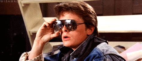 Back To The Future Sunglasses GIF - Find & Share on GIPHY