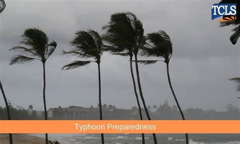 Typhoon Preparedness - TCLS Mortgage Processing Center of America Inc.