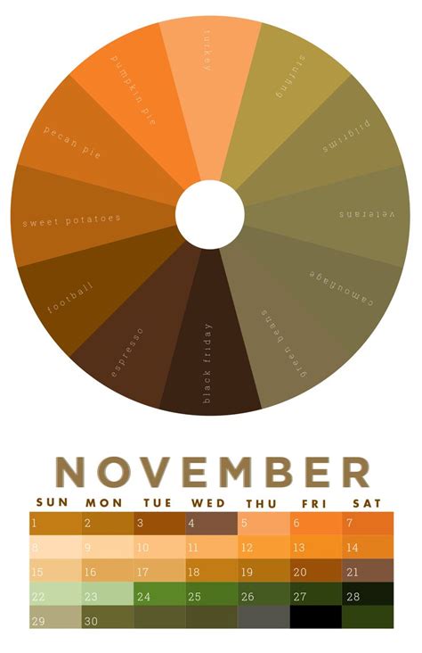 The colors of November | November colors, Blog colors, Hex color palette