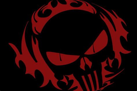 Red punisher skull | Black skulls wallpaper, Skull wallpaper, Skull decal