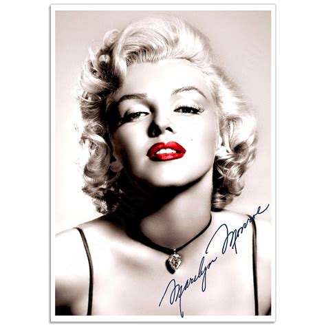 Marilyn Monroe signed Photograph | Hollywood Star Photographic Poster ...