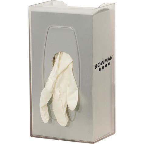 Single Glove Dispenser - Frosted Polycarbonate | Distinctive Medical