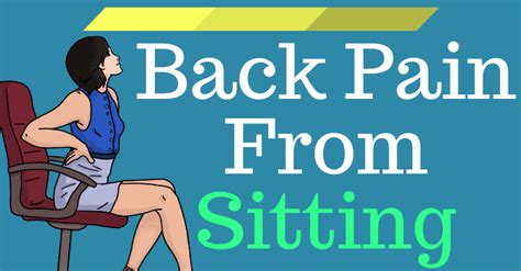 Lower Back Pain From Sitting? Causes & DIY Treatment Options