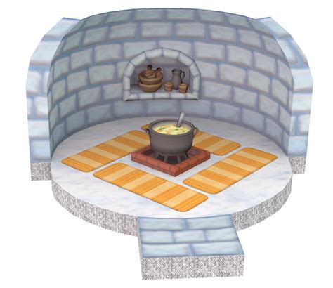 3DS - Animal Crossing: New Leaf - Igloo Interior - The Models Resource