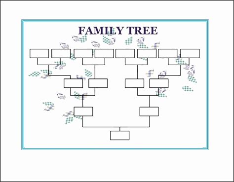 Printable Family Tree Template Word - Printable Templates Free