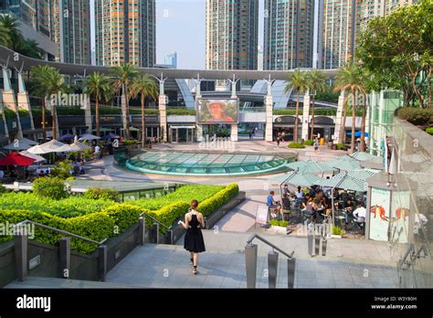 Civic Square in Elements Mall, Kowloon, Hong Kong Stock Photo - Alamy