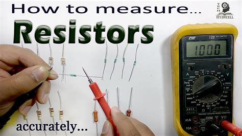 How to measure Resistance with Digital Multimeter / Multimeter tutorial - YouTube