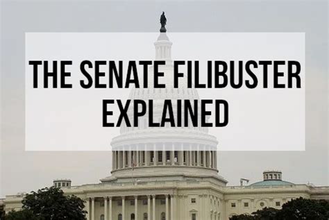 What Is the Senate Filibuster? Its Origins and How It Could Be ...