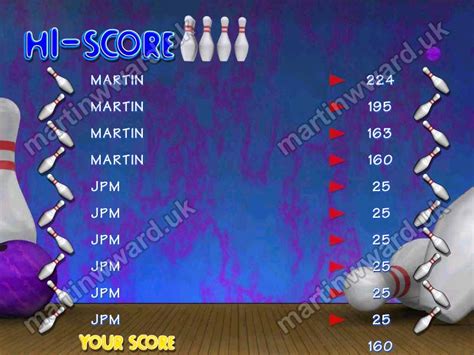 Strike Bowling - Martin Ward - Games Developer