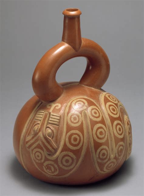 Bottle with Snake | Moche | The Metropolitan Museum of Art | Pottery ...