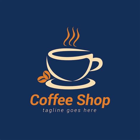 Premium Vector | Coffee shop vector logo design