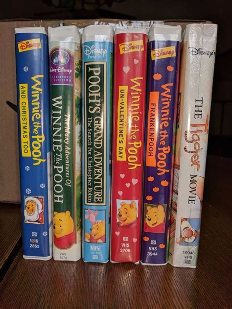 Disney Winnie the Pooh VHS Collection (Lot of 6) | Disney winnie the ...