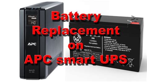 Battery Replacement on APC smart UPS - YouTube