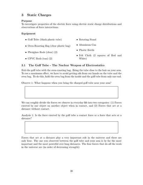 Lab 3 Static Charge - Lab - 3 Static Charges Purpose To investigate properties of the electric ...