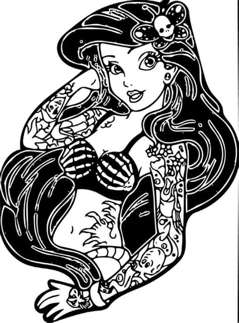 Punk Goth Coloring Pages