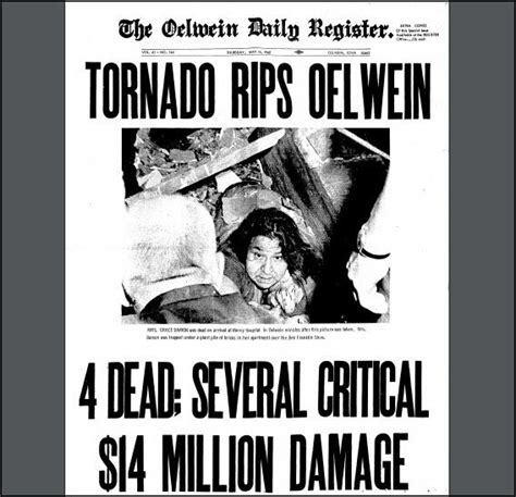 A DEADLY DAY IN IOWA WEATHER HISTORY...