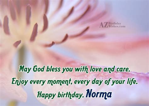 Happy Birthday Norma - AZBirthdayWishes.com