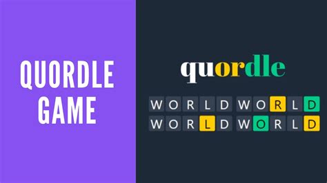 Few Reasons You Should Fall In Love With Quordle Game 2022 - GAMING VII