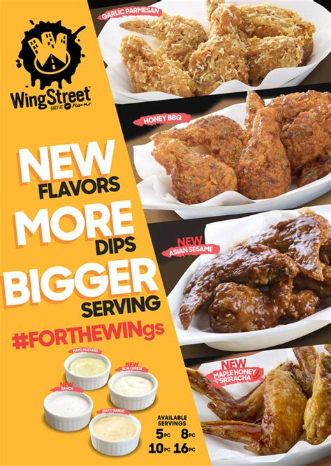 Put the ‘W’ in wings with new flavors and dips from WingStreet by Pizza Hut - Orange Magazine