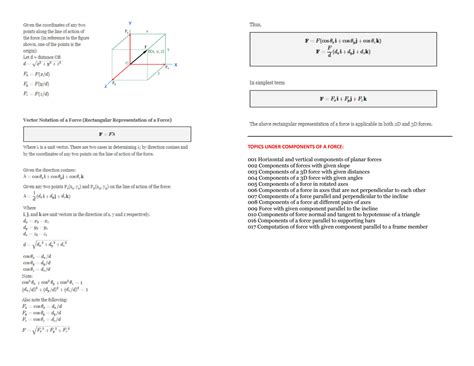 SOLUTION: Principles of Statics - Mathalino - Studypool