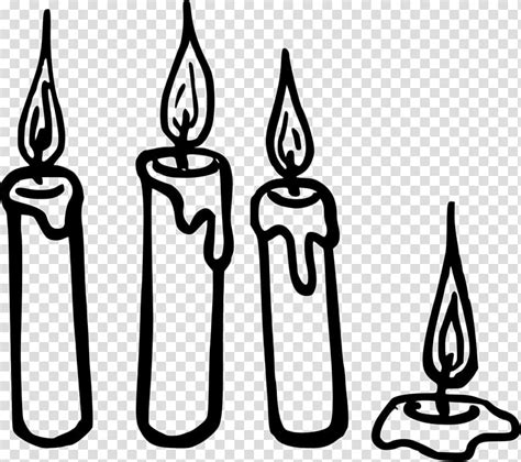 Melted Candle Clipart With Wind