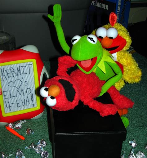 Kermit Loves Elmo - a photo on Flickriver