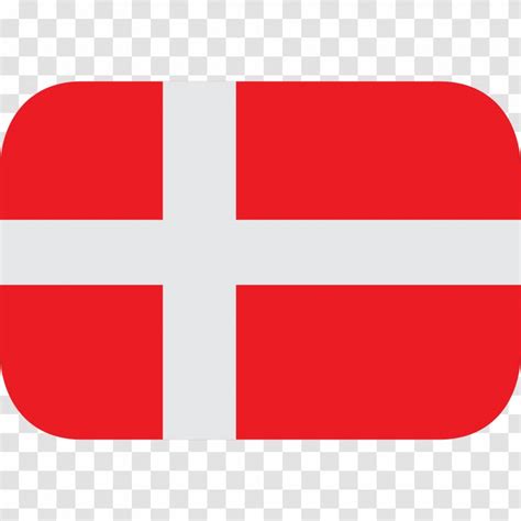 Flag Of Denmark Emoji Rendering Transparent PNG