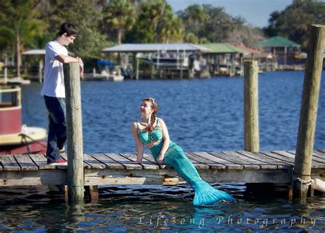 Mermaid photography, mermaid, Florida mermaid, portrait photography, fun photograph, on the dock ...