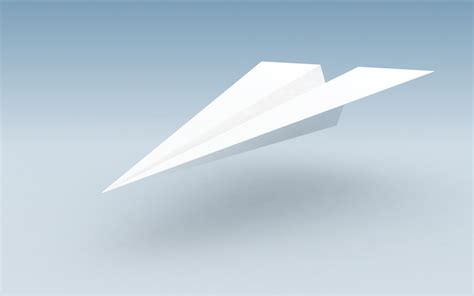 Day 08 – Paper Plane | My daily 3D art