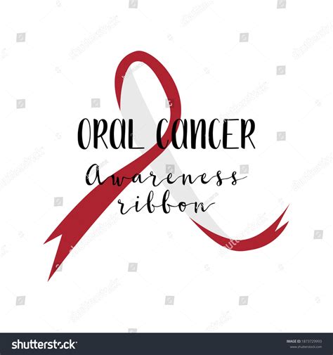 Oral Cancer Oncology Mouth Disease White Stock Vector (Royalty Free ...