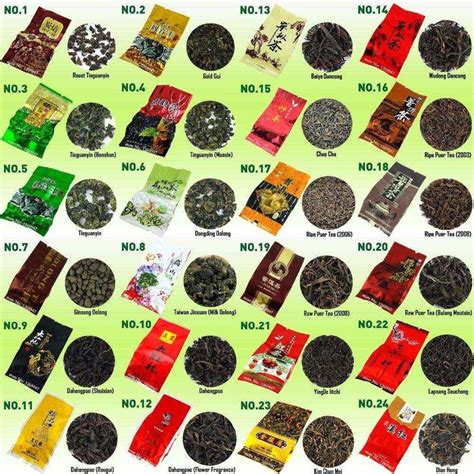 2019 35 Different Flavors Famous Tea Chinese Tea Including Oolong Puer Black Green White Herbal ...