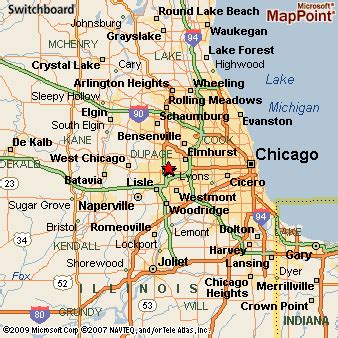 Where is Lombard, Illinois? see area map & more