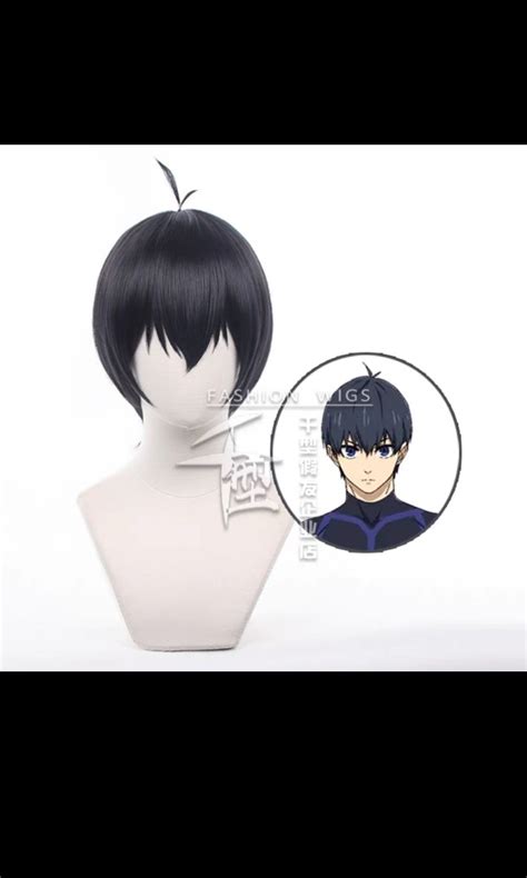 Yoichi Isagi blue lock cosplay wig, Hobbies & Toys, Memorabilia ...