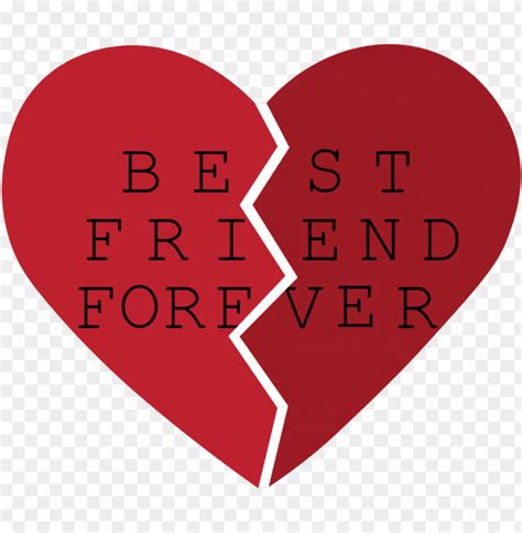 Banner Royalty Free Best Friends Heart Clipart - Best Friends Heart PNG Transparent With Clear ...