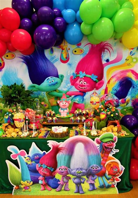 Trolls Birthday Party | Fiesta, Compleanno, Festa