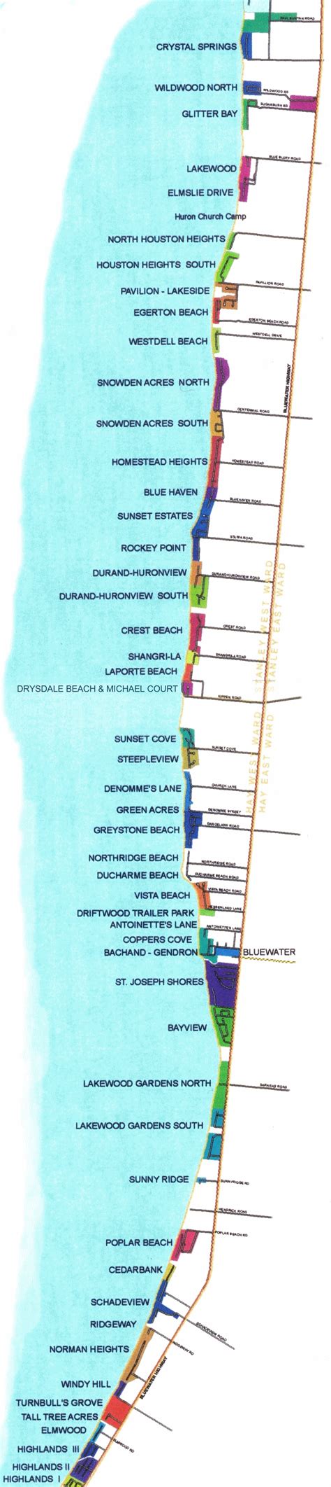 Shoreline Map – BSRA