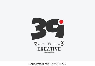 Grey 39 Number Logo Icon Design Stock Vector (Royalty Free) 2197435795 | Shutterstock