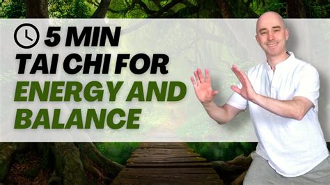 Tai Chi and Breath Training for Energy and Balance | 5-min Morning Flow ...