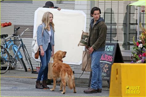 Amanda Seyfried & Milo Ventimiglia Wrap 'Art of Racing in the Rain'!: Photo 4109706 | Amanda ...