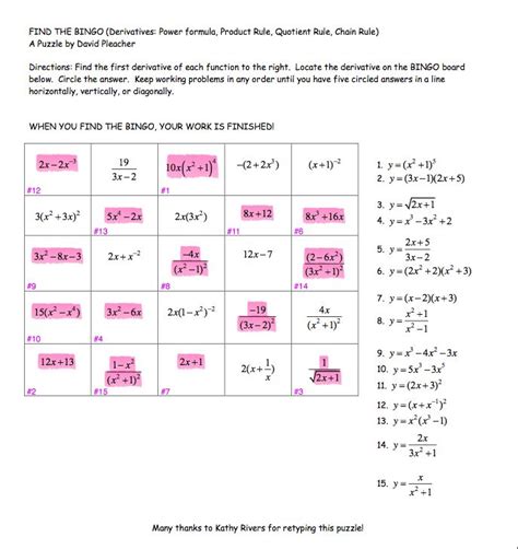 Limits At Infinity Worksheet With Solutions - Studying Worksheets