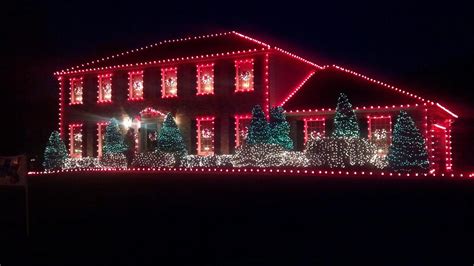 Christmas Lights on House